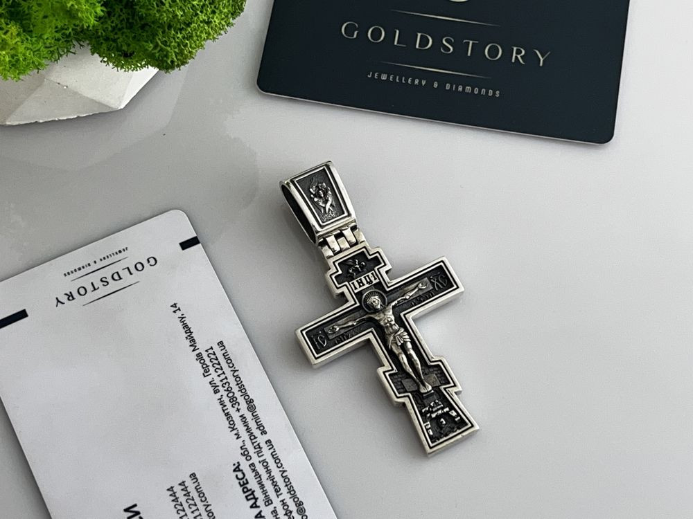 Серебряный крестик (арт 01) 16грам Харцызск - изображение 1