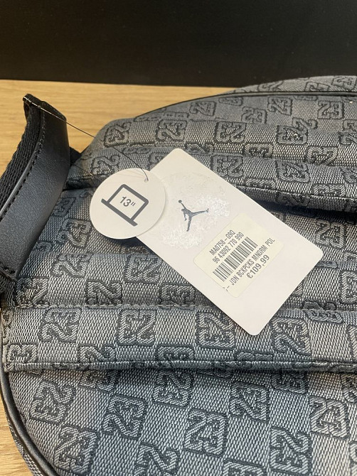 Оригінал! Рюкзак AIR JORDAN Monogram Baypack Grey Докучаевск - изображение 6