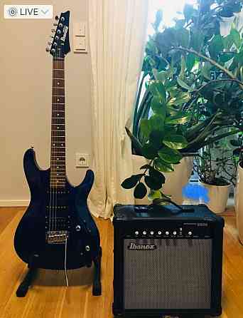 Ibanez GIO схема HSS Китай 2009г + комбо Ibanez GTA-15R + гаджеты Зугрэс