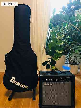 Ibanez GIO схема HSS Китай 2009г + комбо Ibanez GTA-15R + гаджеты Зугрэс