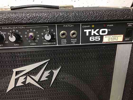 Басовый комбо Peavey TKO 65 Solid State, 65-Watt 1x15", 1983 USA Новоазовск