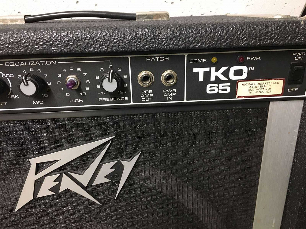 Басовый комбо Peavey TKO 65 Solid State, 65-Watt 1x15", 1983 USA Новоазовск - изображение 6