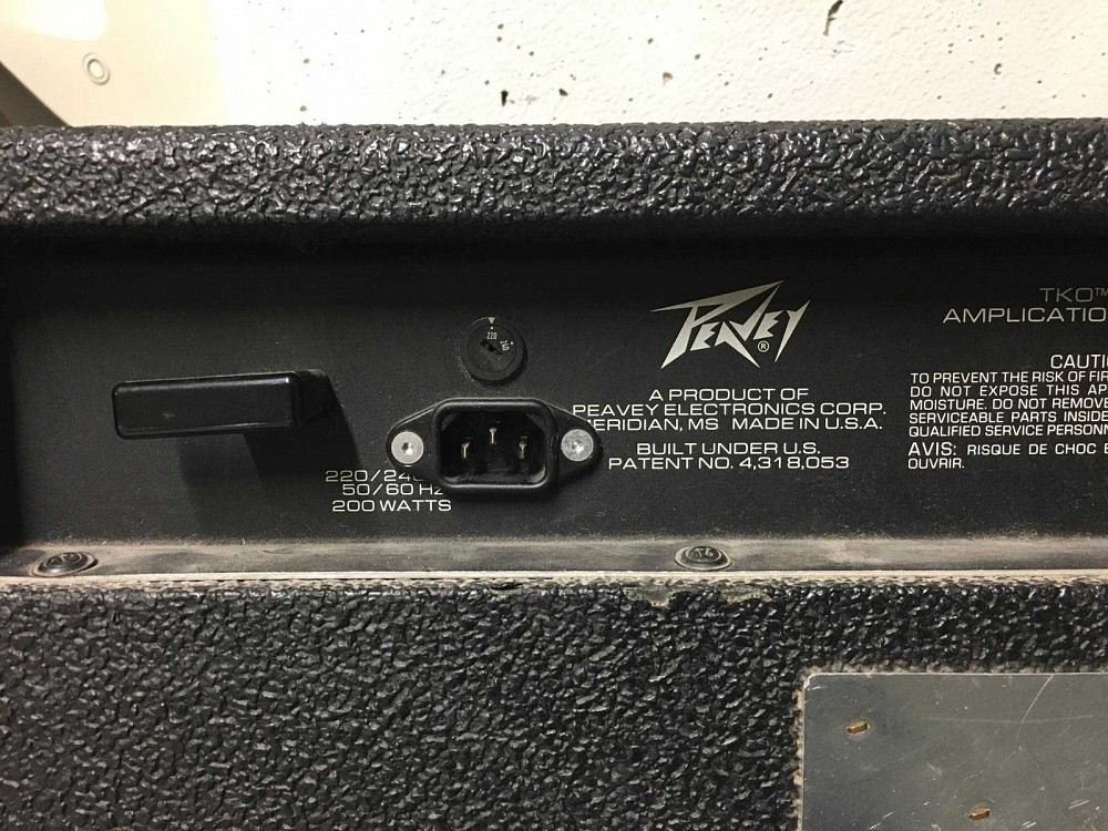 Басовый комбо Peavey TKO 65 Solid State, 65-Watt 1x15", 1983 USA Новоазовск - изображение 7