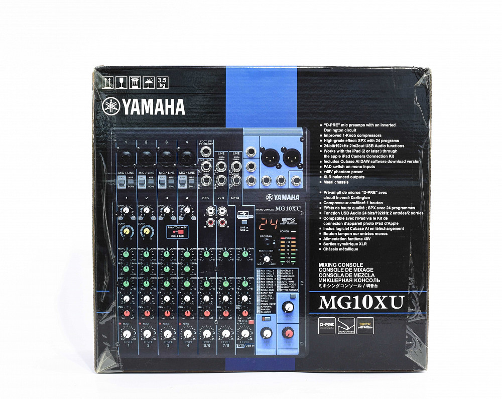 Микшерный пульт Yamaha MG10XU USB с процессором SPX-эффектов Донецк - изображение 2