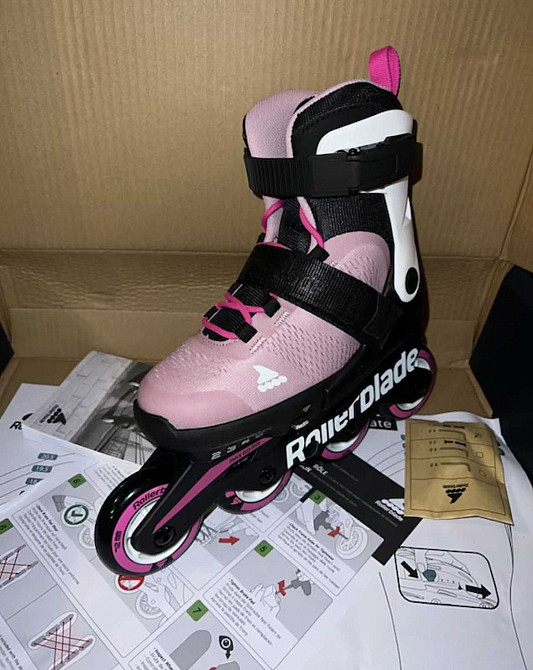 Ролики Роллерблейд Microblade G pink Димитров - изображение 1