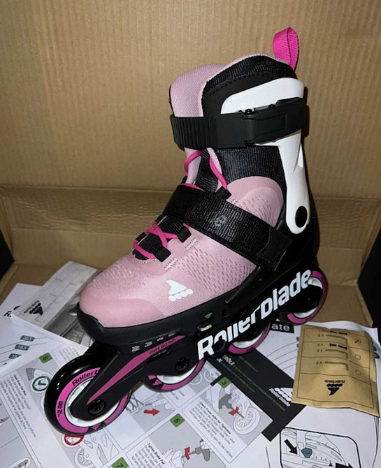 Ролики Роллерблейд Microblade G pink Димитров - изображение 3