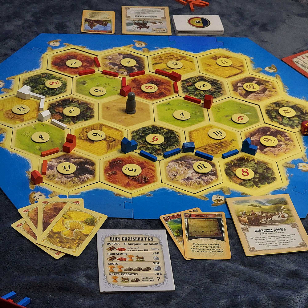 CATAN - первая УКРАИНСКАЯ версия ( Колонизаторы ) - новогодний подарок Кировское - изображение 3