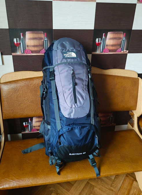 Рюкзак туристический походный The North Face 60 литров каркасный Кировское - изображение 8
