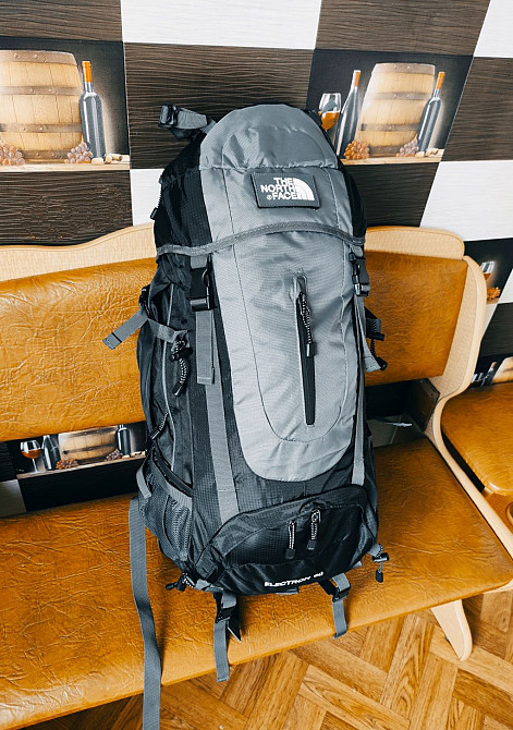 Рюкзак туристический походный The North Face 60 литров каркасный Кировское - изображение 7