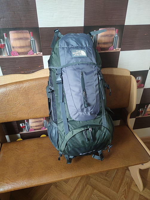 Рюкзак туристический походный The North Face 60 литров каркасный Кировское - изображение 3