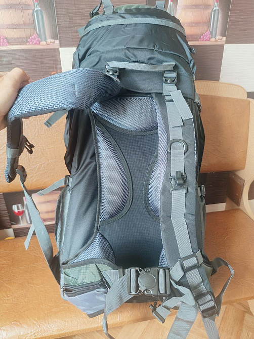 Рюкзак туристический походный The North Face 60 литров каркасный Кировское - изображение 6