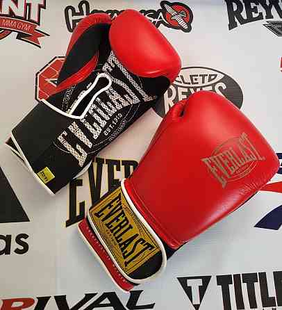 EVERLAST 1910 Classic 14 Oz Боксерские перчатки Оригинал Кожа M Тельманово