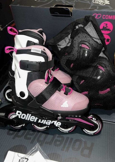 Роликові ковзани + захист Rollerblade Microblade Combo G 2023 Зугрэс - изображение 3