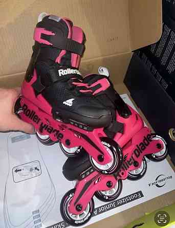 Детские ролики на девочек Microblade Combo G Neon/Pink Горловка