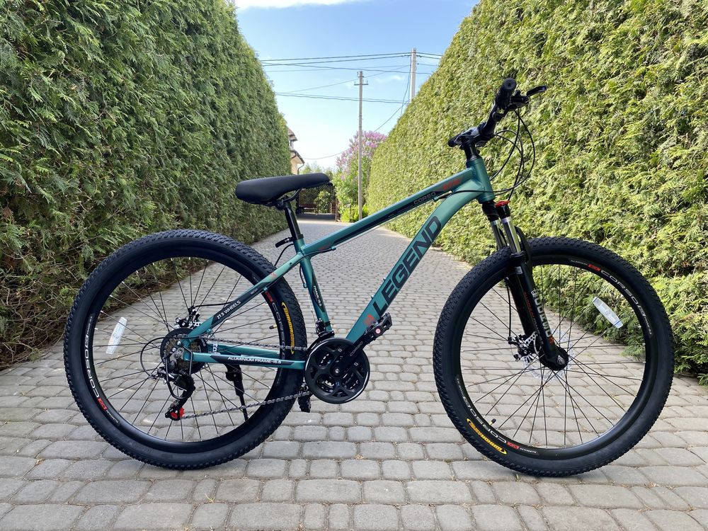 Горный велосипед Corso Legend 27.5 Green Снежное - изображение 1