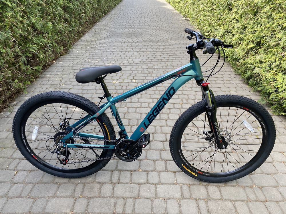 Горный велосипед Corso Legend 27.5 Green Снежное - изображение 2