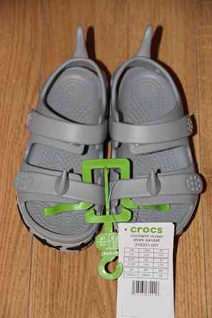 Детские сандалии Crocs Crocband Cruiser Shark с10 Оригинал Харцызск