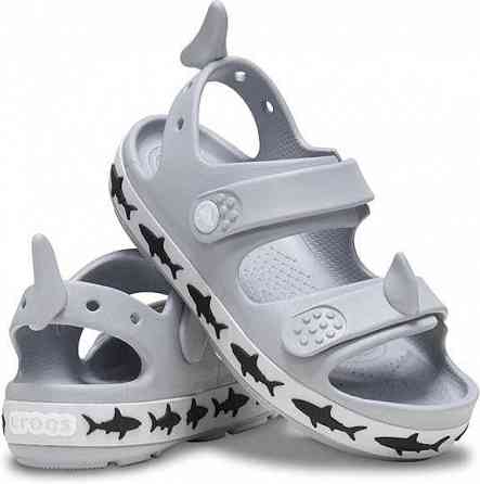 Детские сандалии Crocs Crocband Cruiser Shark с10 Оригинал Харцызск