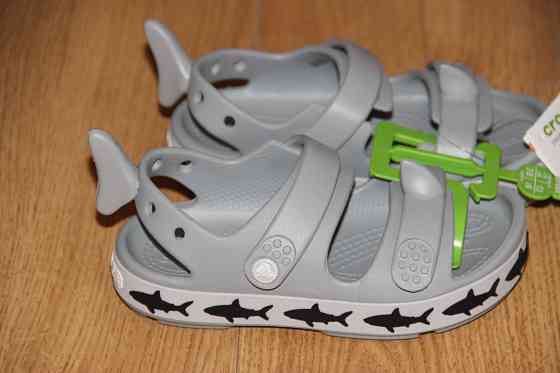 Детские сандалии Crocs Crocband Cruiser Shark с10 Оригинал Харцызск