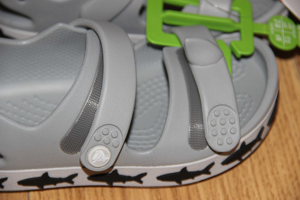 Детские сандалии Crocs Crocband Cruiser Shark с10 Оригинал Харцызск - изображение 5