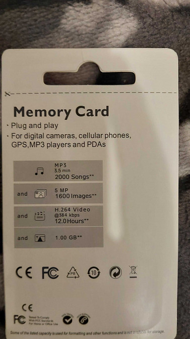 Карта памяти 2 ТБ 512, 1, 62 g micro SD Card 2 терабайти Ясиноватая - изображение 4