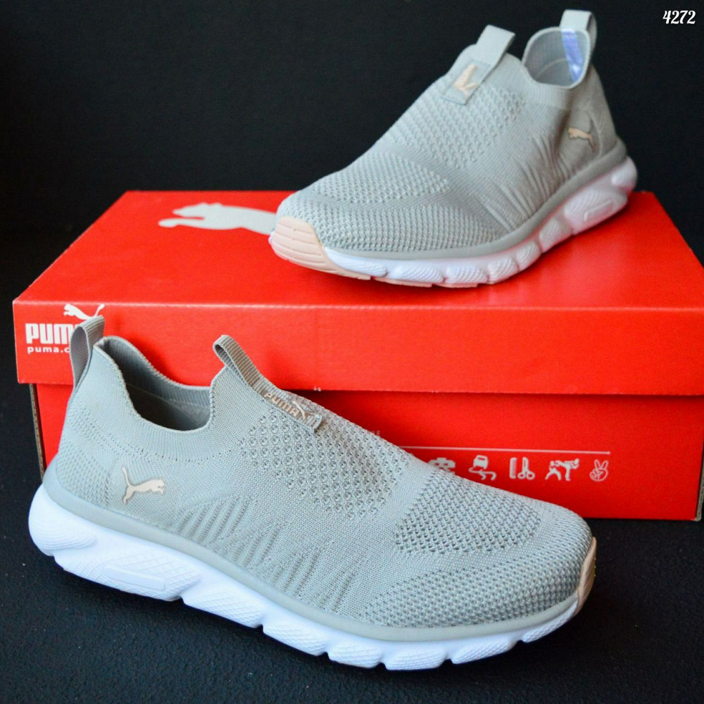 Puma Gray Pink мокасины кроссовки женские кеды кроссовки пума Донецк - изображение 8