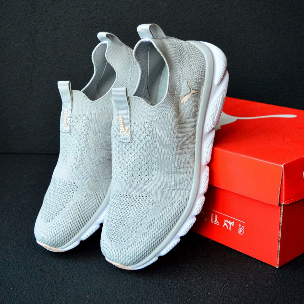 Puma Gray Pink мокасины кроссовки женские кеды кроссовки пума Донецк - изображение 2