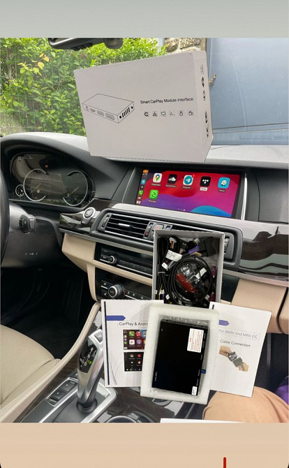 Комплект Carplay BMW F30 F10 F32 F15 F25 F01 E70 E60 CIC NBT карплей Новоазовск - изображение 1