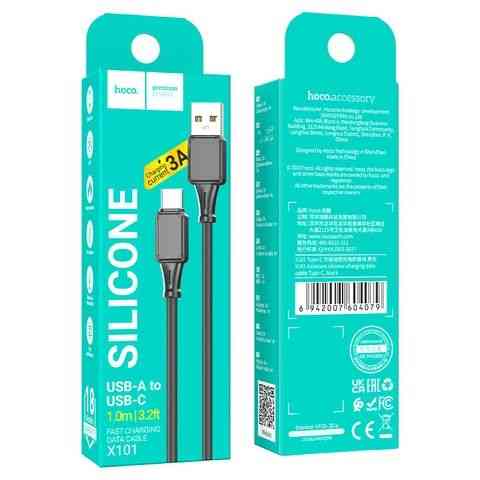 Кабель USB Hoco Silicone Тельманово