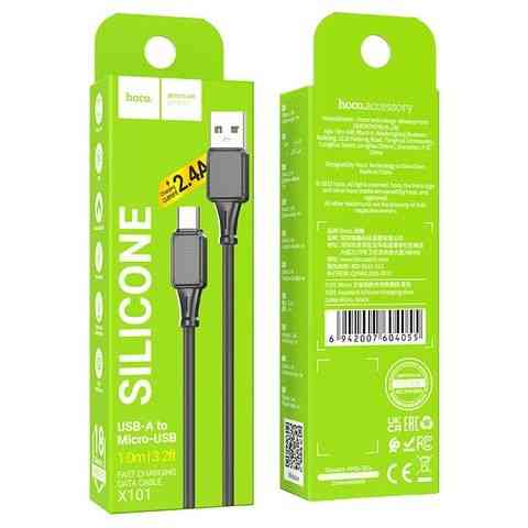 Кабель USB Hoco Silicone Тельманово