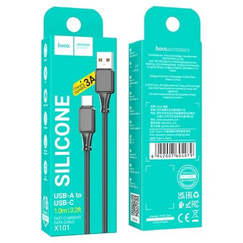 Кабель USB Hoco Silicone Тельманово - изображение 1